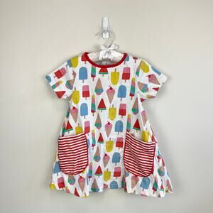 Mini Boden Ice Cream Pocket Jersey Tunic 5-6